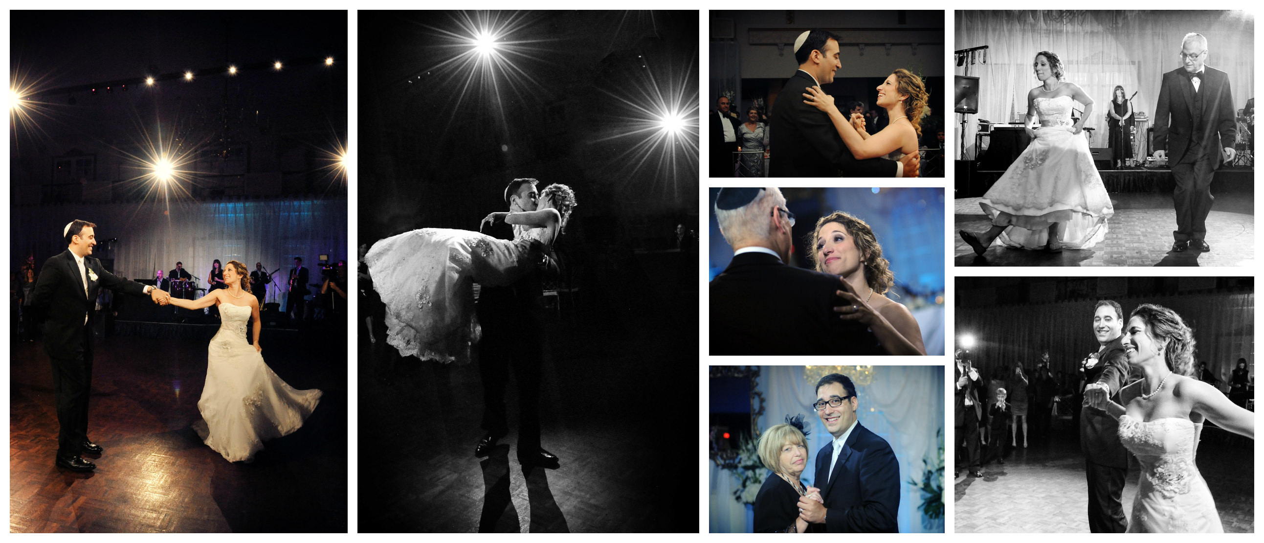 charming wedding reception touching dances parents bride groom first dance photo collage by lavimage montreal