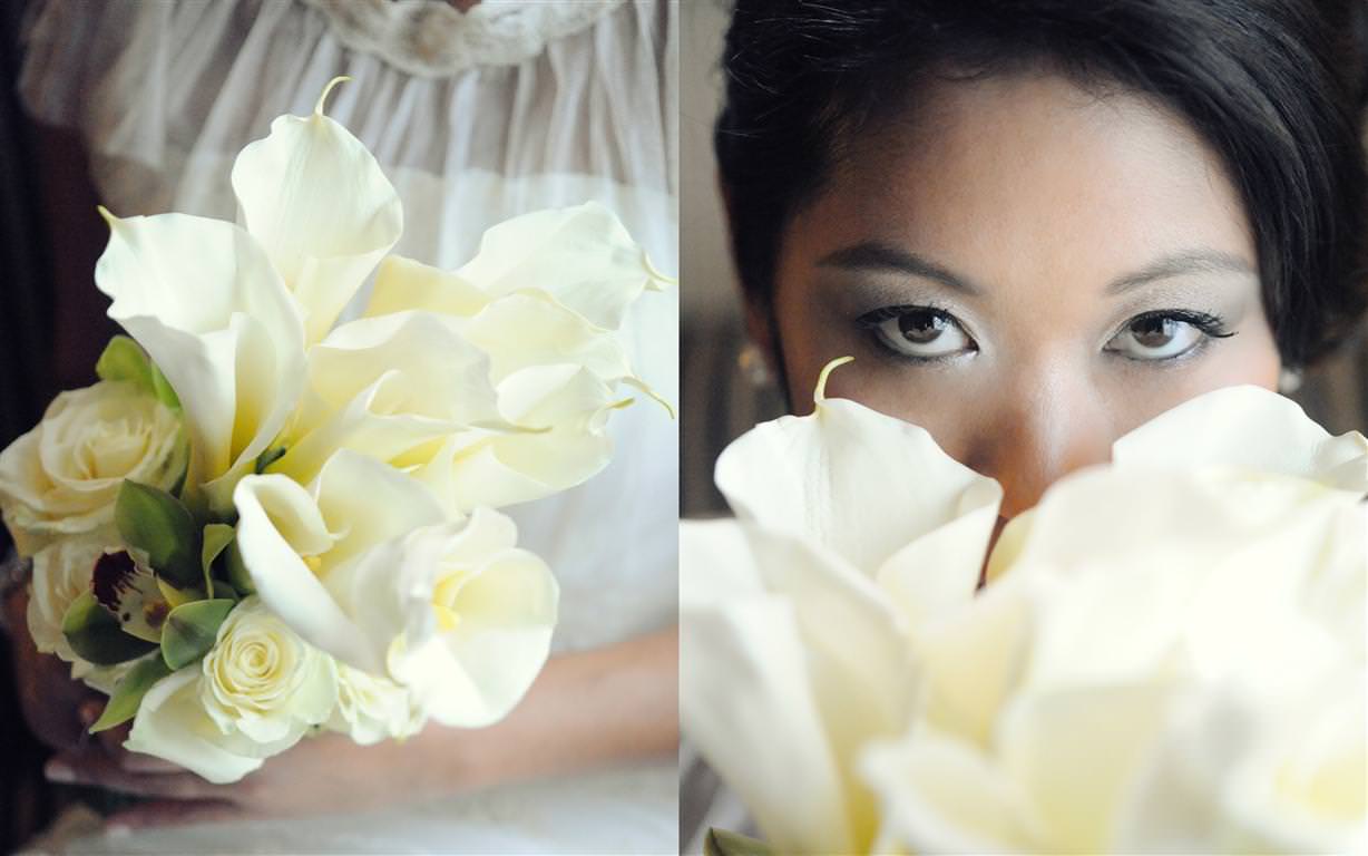 heavenly wedding bridal beauty portrait with flowers by lavimage montreal