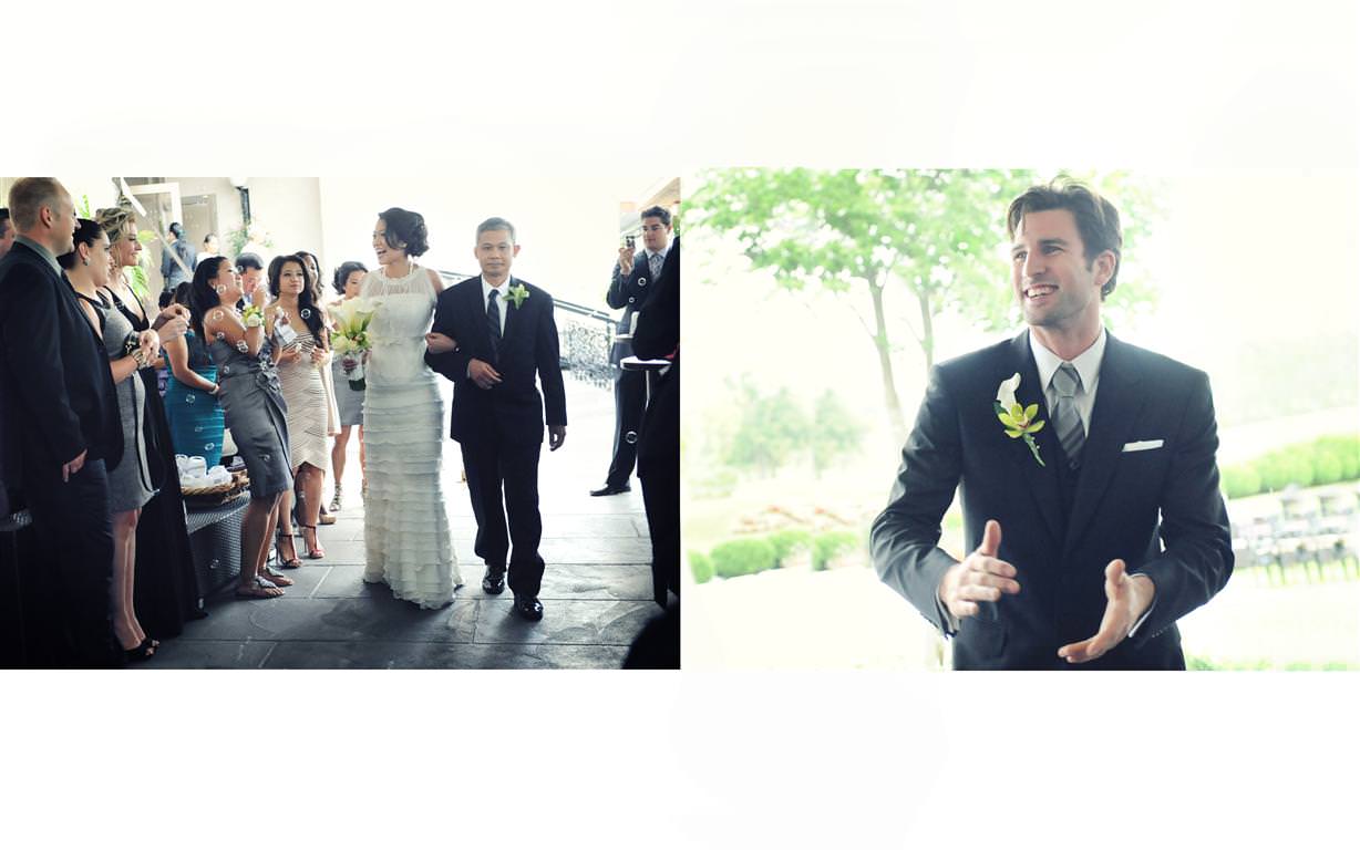 heavenly wedding ceremony bride father groom emotional moments by lavimage montreal