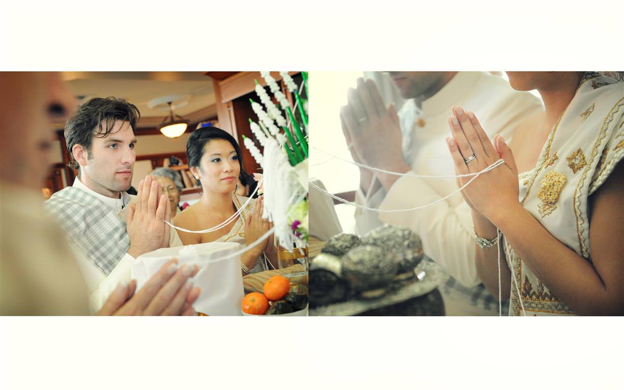 heavenly wedding ceremony moment with rope couple together by lavimage montreal