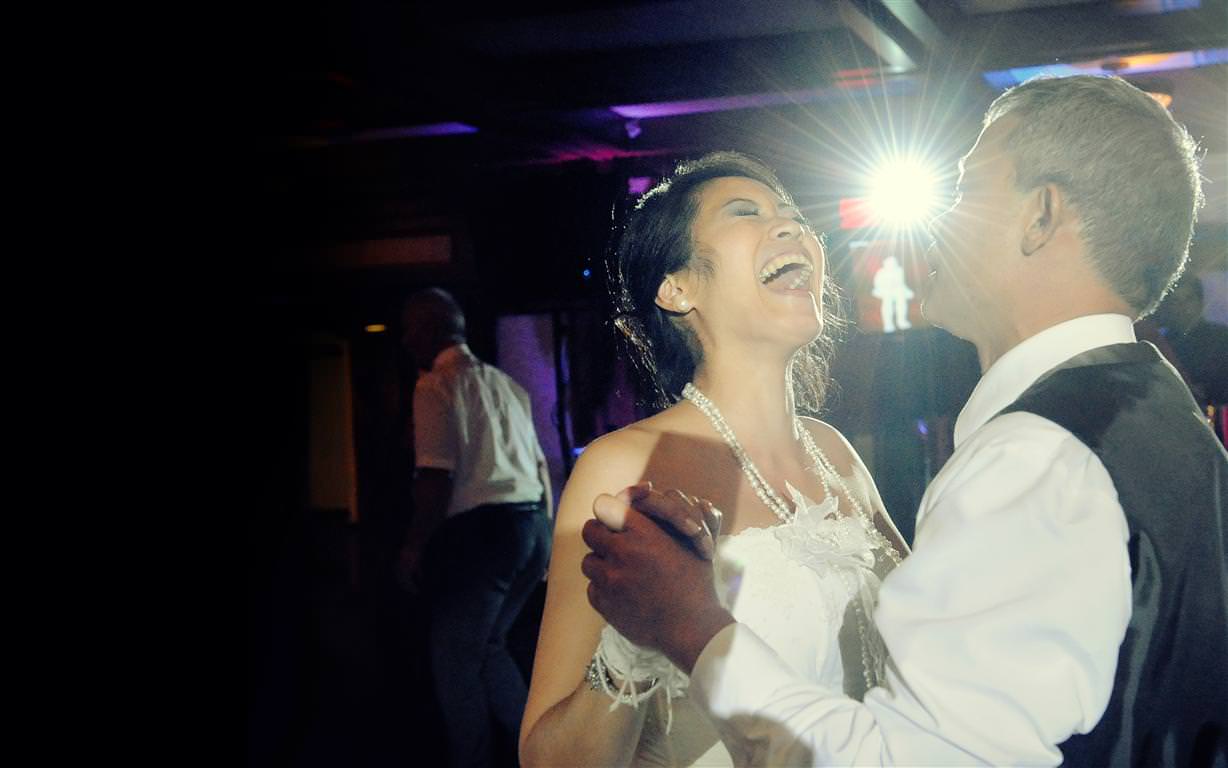 heavenly wedding bride dancing with groom emotional moment by lavimage montreal