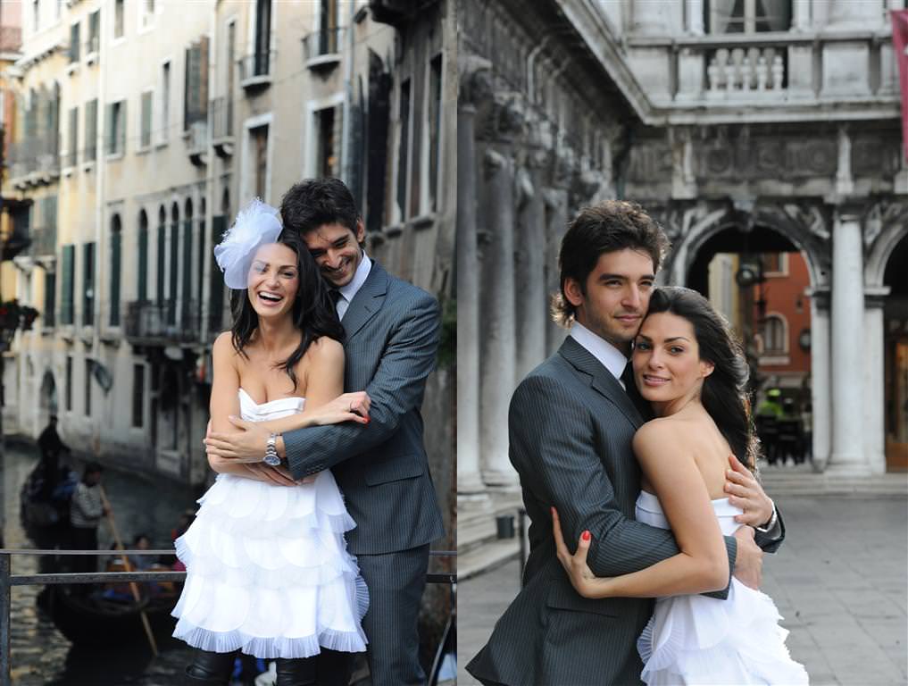 destination wedding couple in heart of venice by lavimage montreal