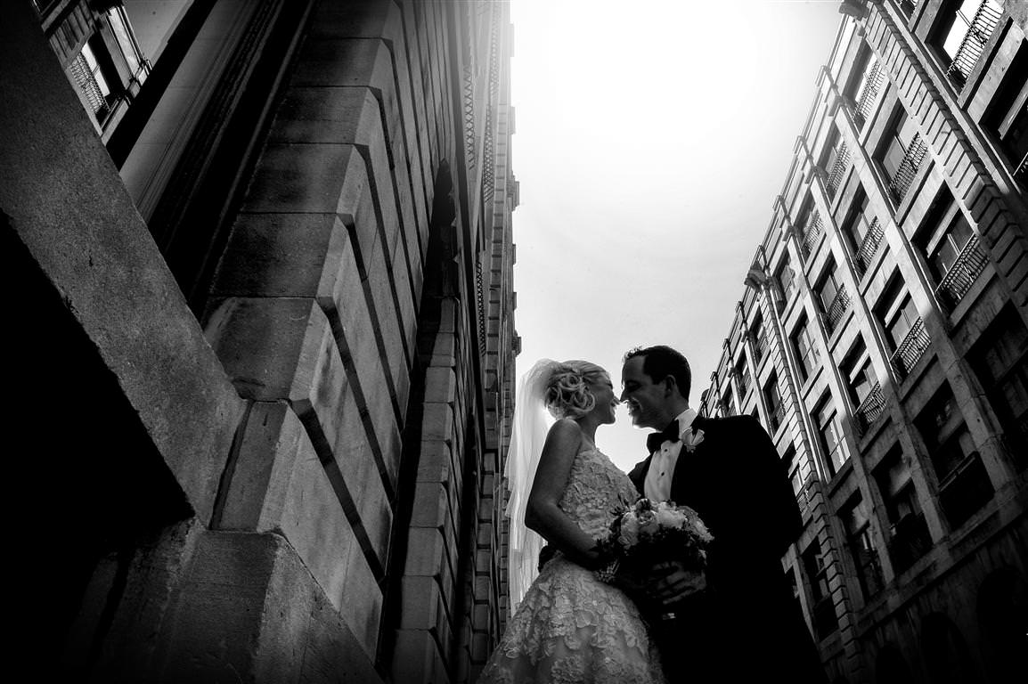 black white wedding photos couple together city walk romantic moment by lavimage montreal