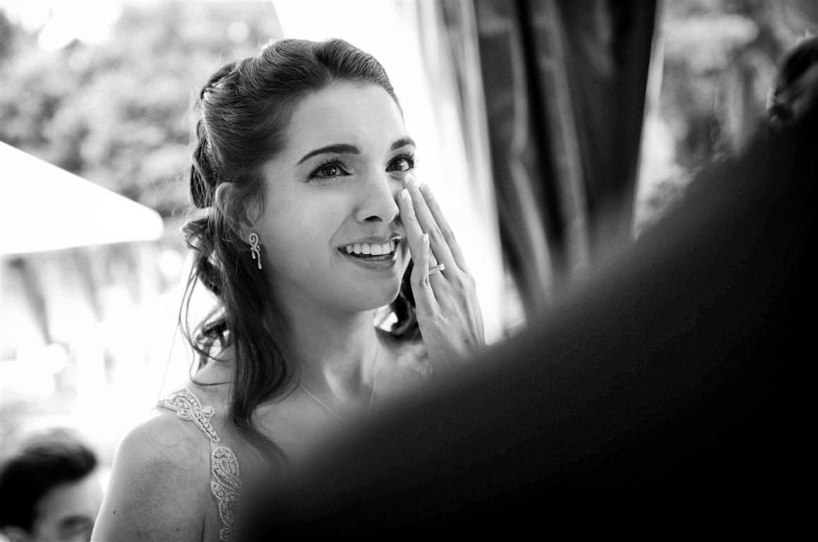 black white photos ceremony bride emotional moment by lavimage montreal