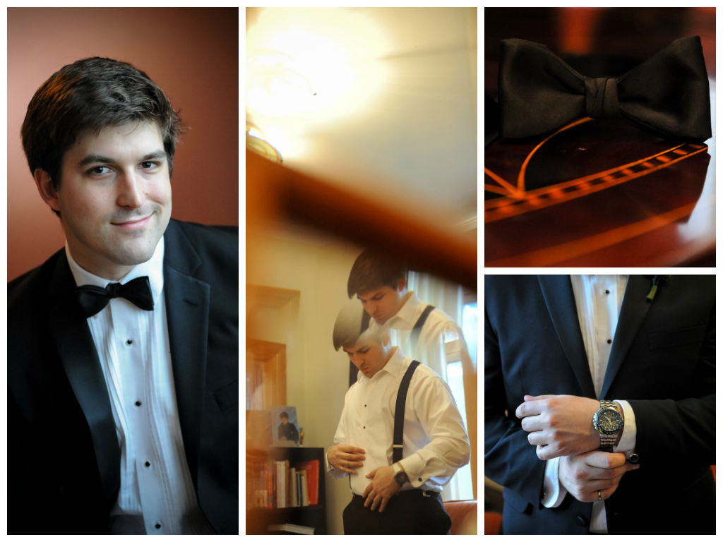 colored wedding photos getting ready groom portrait details by lavimage montreal