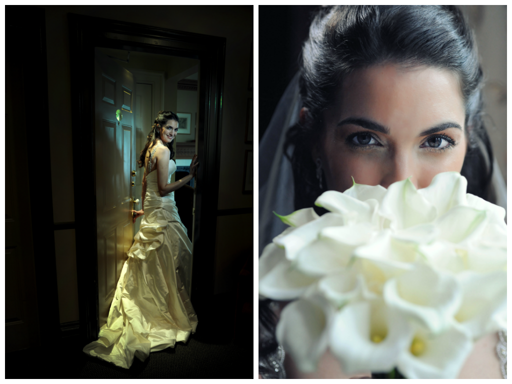 colorful wedding photos bride beauty mysterious look bouquette by lavimage montreal