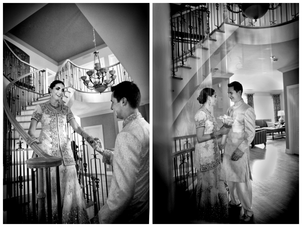 black white wedding photos couple together meeting moment by lavimage montreal