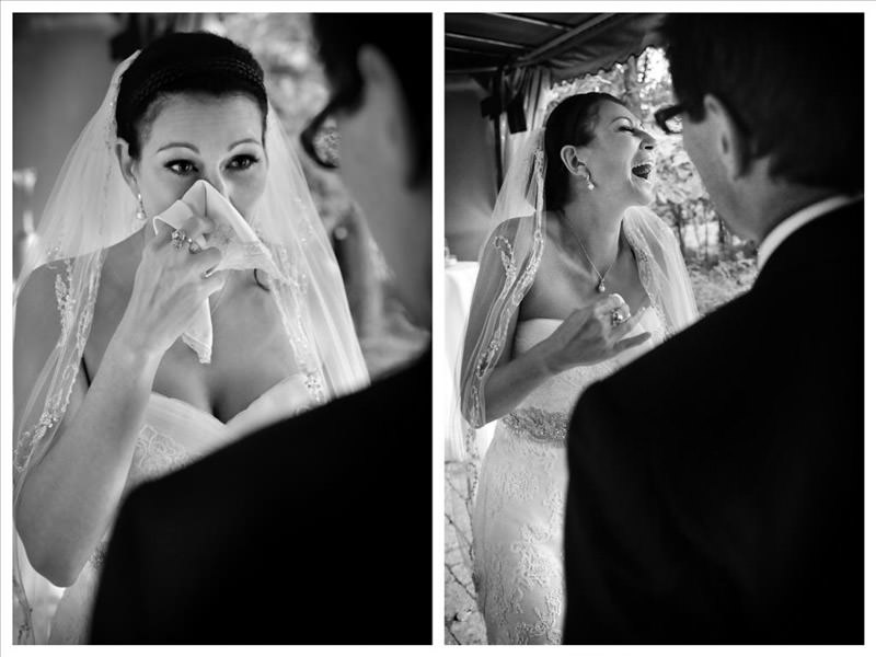 Emotional moments at the Wedding ceremony at the vineyard photographed by La V image-Montreal wedding photographer